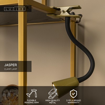 Lucide JASPER - Clamp lamp - 1xGU10 - Green | Essential